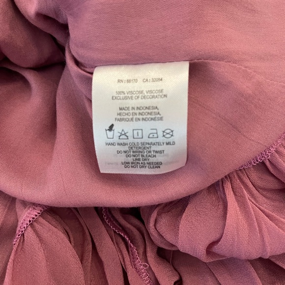 FREE PEOPLE - Bali Moon Gleam Embellished Off The Shoulder Dress in Mauve Orchid - Picture 10 of 14